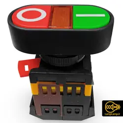 شستی استپ استارت دوبل چراغ دار APBB-22&amp;25N سون