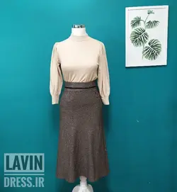 دامن پشمی جناغی