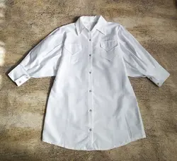 شومیز مانتویی آستین پیلی