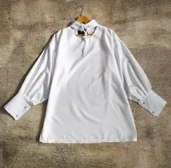 شومیز مانتویی یقه دار