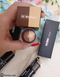 کانتور و هایلایتر استیکی یورن اصل آلمان Yorn professional Stick Cantour