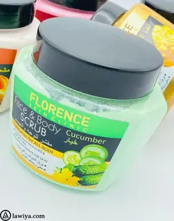 اسکراب صورت و بدن فلورانس مدل خیار Florence Scrub Face & Body Cucumber