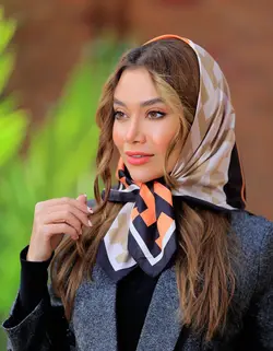 بیبی اسکارف ابریشم طرح هرمس