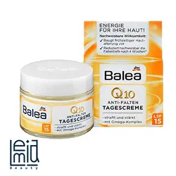 کرم روز ضد چروک SPF15 باله آ مدل Q10 کیوتن 50ml