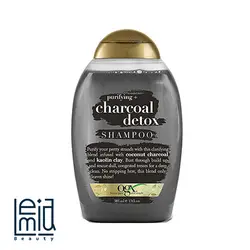 شامپو زغال او جی ایکس OGX مدل Charcoal Detox حجم 385ml