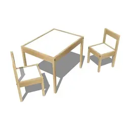 ست میز و صندلی کودک ایکیا مدل LÄTT