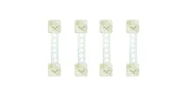 قفل کابینت مدل بی بی گارد کد 3441 بسته 8 عددی همراه یک جفت جوراب محافظ پای کودک