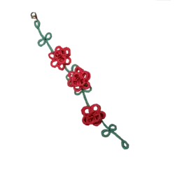 ست زیورآلات دست ساز طرح گل رز : Z06