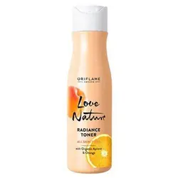 تونر شاداب کننده لاونیچر اوریفلیم حاوی عصاره پرتقال و زردآلو Love Nature Radiance Toner Apricot &amp; Orange