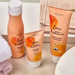 شوینده صورت زردآلو پرتقال لاونیچر اوریفلیم Love Nature Energising Cleanser Apricot &amp; Orange
