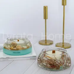 شمع دست ساز جاشمعی مدل اقیانوس