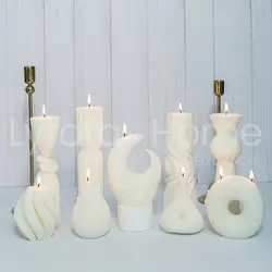 شمع دست ساز استوانه راه