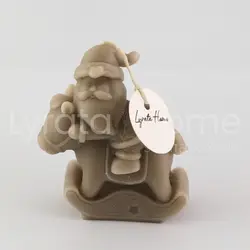 شمع دست ساز بابانوئل اسب سوار