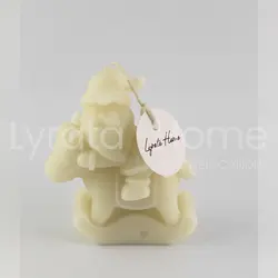 شمع دست ساز بابانوئل اسب سوار
