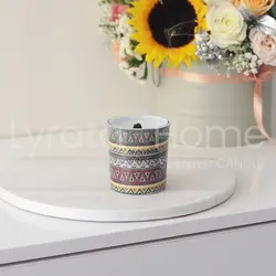 شمع دست ساز شات طرح بوهو استايل