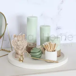 شمع دست ساز استوانه ساده
