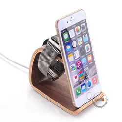 استند شارژ اپل واچ و آیفون Samdi Wooden Apple Watch iPhone Charging Stand - مک استور - فروشگاه لوازم جانبی و پشتیبانی اپل