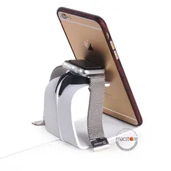 استند شارژ اپل واچ و آیفون Samdi Apple Watch iPhone Aluminium Charging Stand - مک استور - فروشگاه لوازم جانبی و پشتیبانی اپل