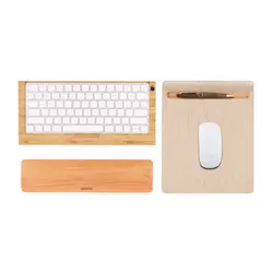 استند مجیک کیبورد Wooden Magic KeyBoard Stand With Wrist Pad - مک استور - فروشگاه لوازم جانبی و پشتیبانی اپل