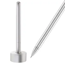 خودکار استیل با پایه نگهدارنده Stainless Steel Pen - مک استور - فروشگاه لوازم جانبی و پشتیبانی اپل