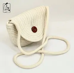 کیف مکرومه دکمه ای - مادام اسکارف