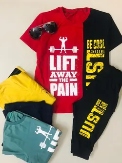 تیشرت و شلوارک وزنه بردار