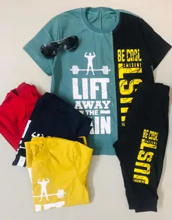 تیشرت و شلوارک وزنه بردار