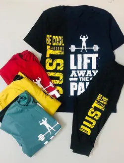 تیشرت و شلوارک وزنه بردار