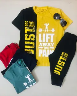 تیشرت و شلوارک وزنه بردار