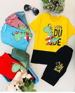 تیشرت  شلوارک دایناسوری