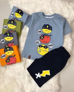 تیشرت و شلوارک سه دزد