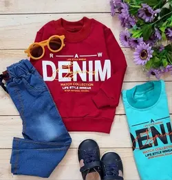 بلوز و شلوار جین دنیم