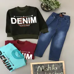 بلوز و شلوار جین دنیم