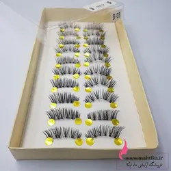 خرید عمده مژه مصنوعی ده جفتی sev - آرایشی عمده