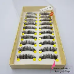 خرید عمده مژه مصنوعی ده جفتی sev - آرایشی عمده