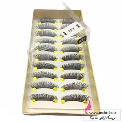 خرید عمده مژه مصنوعی ده جفتی sev - آرایشی عمده