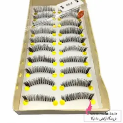 خرید عمده مژه مصنوعی ده جفتی sev - آرایشی عمده
