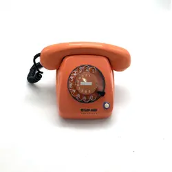 تلفن قدیمی نارنجی رومیزی زیمنس مدل BP FeTAp 611