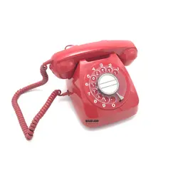 تلفن ژاپنی قرمز 1970 Nippon