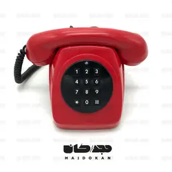 تلفن استرالیایی قرمز الکترونیکی 1970