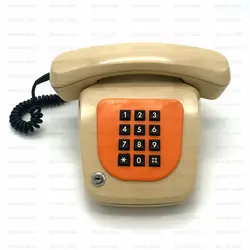 تلفن مهان الکترونیک کرم نارنجی