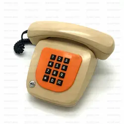 تلفن مهان الکترونیک کرم نارنجی