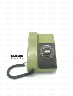 تلفن قدیمی آلمانی سبز رنگ - German Vintage Telephone