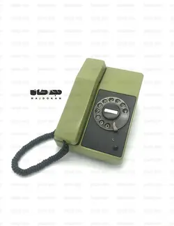 تلفن قدیمی آلمانی سبز رنگ - German Vintage Telephone