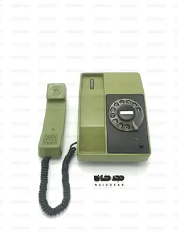 تلفن قدیمی آلمانی سبز رنگ - German Vintage Telephone