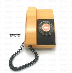 تلفن آلمانی زرد رنگ - German Vintage Telephone