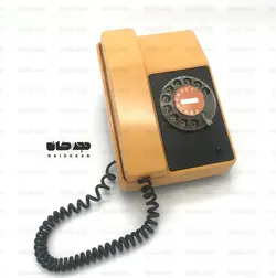 تلفن آلمانی زرد رنگ - German Vintage Telephone