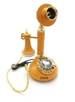 تلفن آلکاپونی فلزی زرد