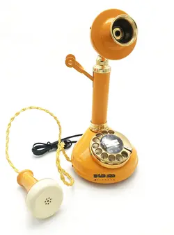 تلفن آلکاپونی فلزی زرد
