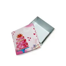 جعبه کیک 29*29 طرح آبرنگ